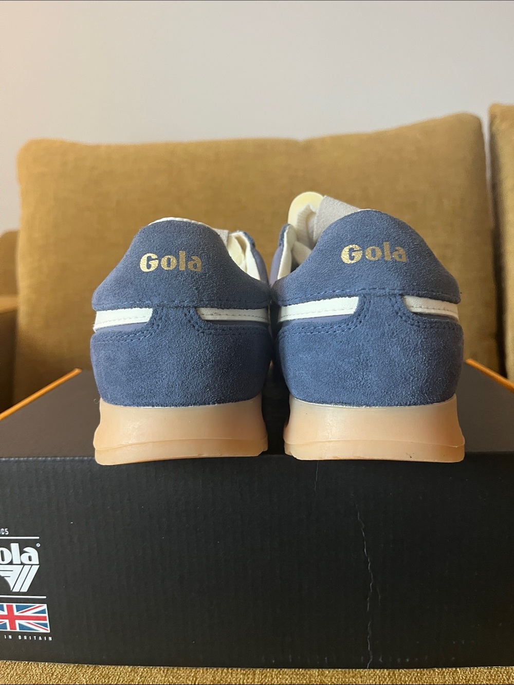 Gola Women’s Firefly Leather Sneakers NWB Size 7 - Picture 10 of 12